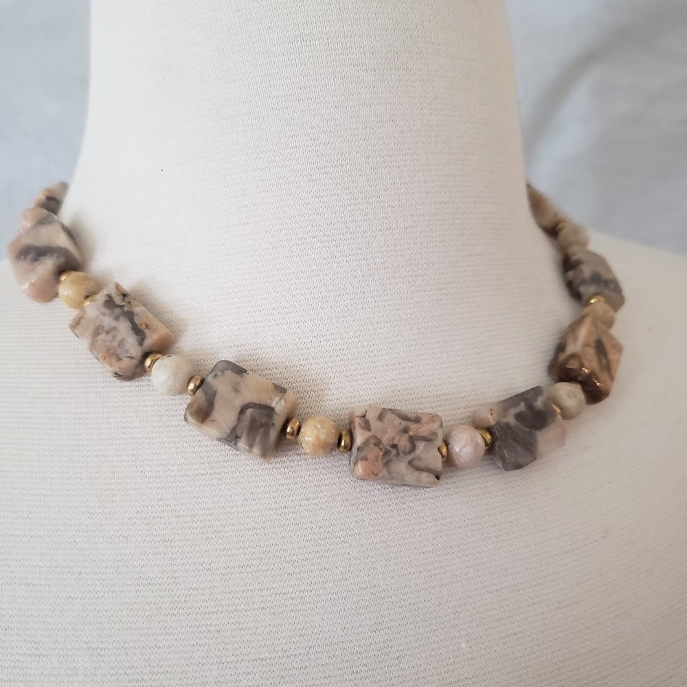 OOAK Kriaytions Stone Handmade Necklace New